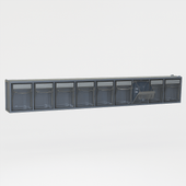 Tilt Bin 9 Compartments