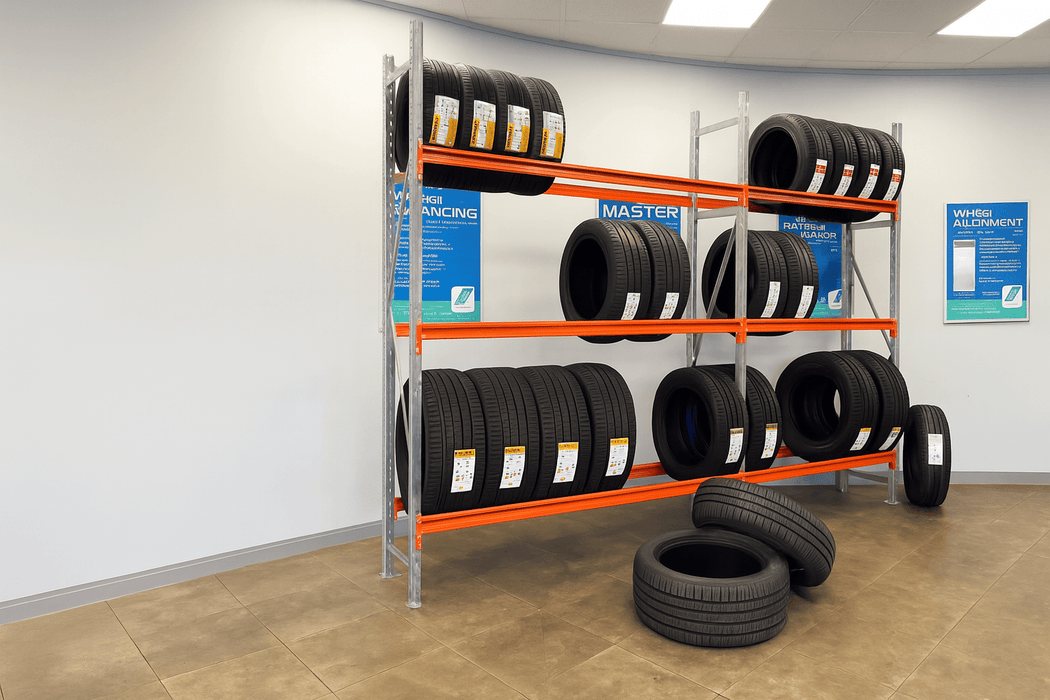 Longspan Tyre Racking Shelving System Starter Bay - Range of Heights, 2m / 1350mm, Filstorage