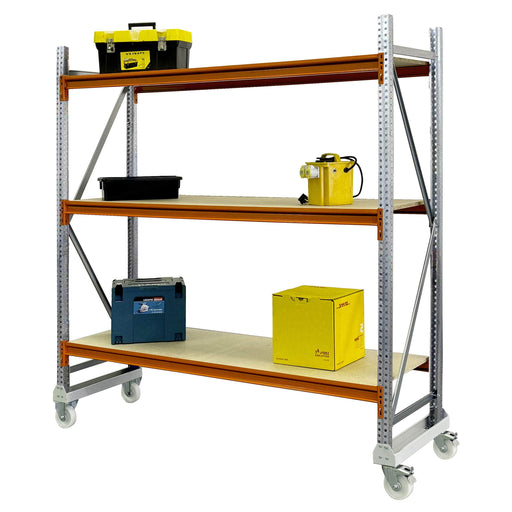 mobile storage longspan shelving rack