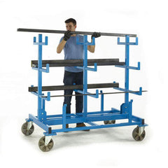 Heavy Duty Mobile Bar Storage Rack