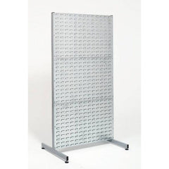 Double-Sided Louvre Panel Rack for use with Parts Bins