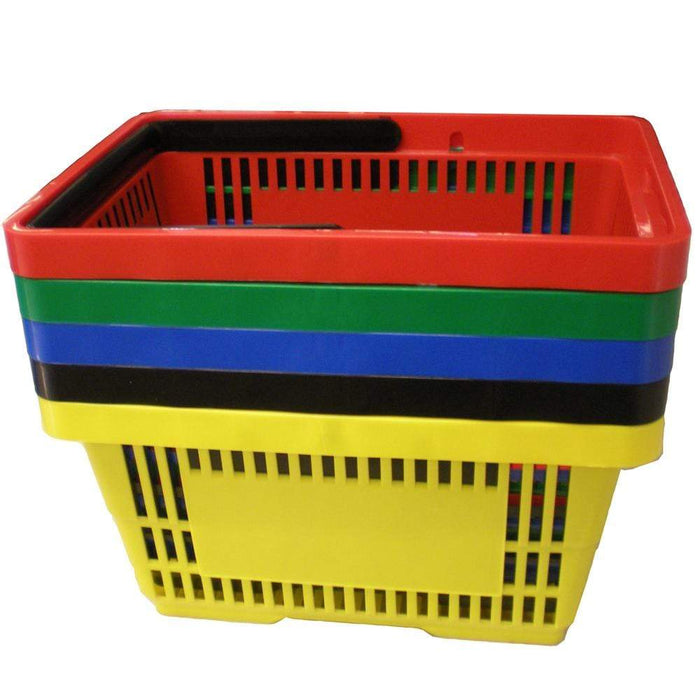 Single Handle Shopping Basket 22L (5 Colours) - Filstorage