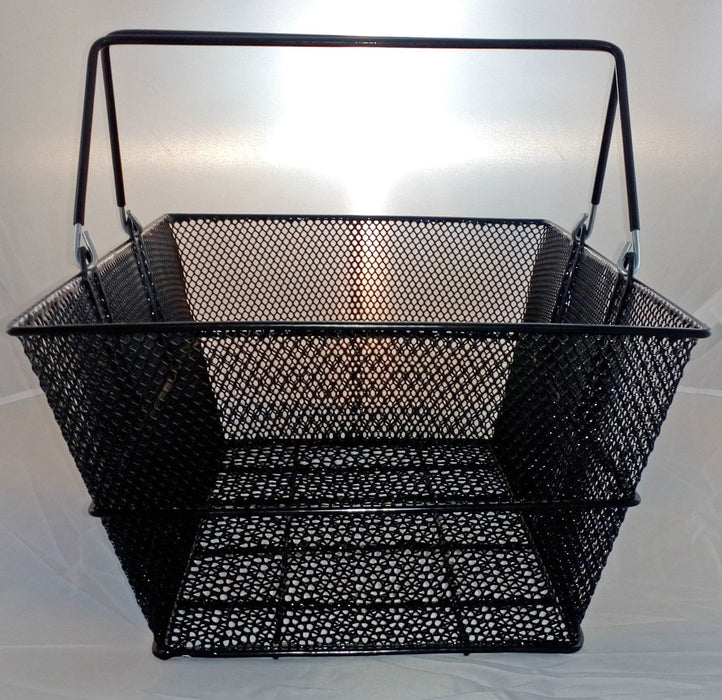 Luxury Black Wire Shopping Basket - Filstorage
