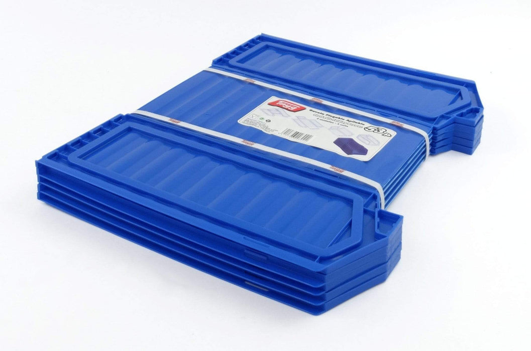 Large Flat Pack Plastic Storage Bins (Pack of 5) T53P - Filstorage