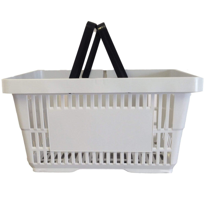 Bundle Offer! 30 Plastic Shopping Baskets & Plinth (7 Colours) - Filstorage Grey
