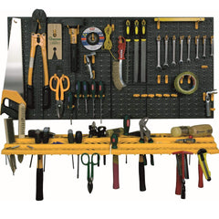 Large Workshop Tool Storage Wall Board Organiser Panel & Rack Pegboard with Hooks