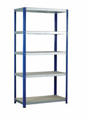 Eco-Rax Heavy-Duty Shelving Unit 265kg per level (4 sizes)