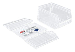 Medium Flat Pack Plastic Storage Bins (Pack of 5) - Filstorage