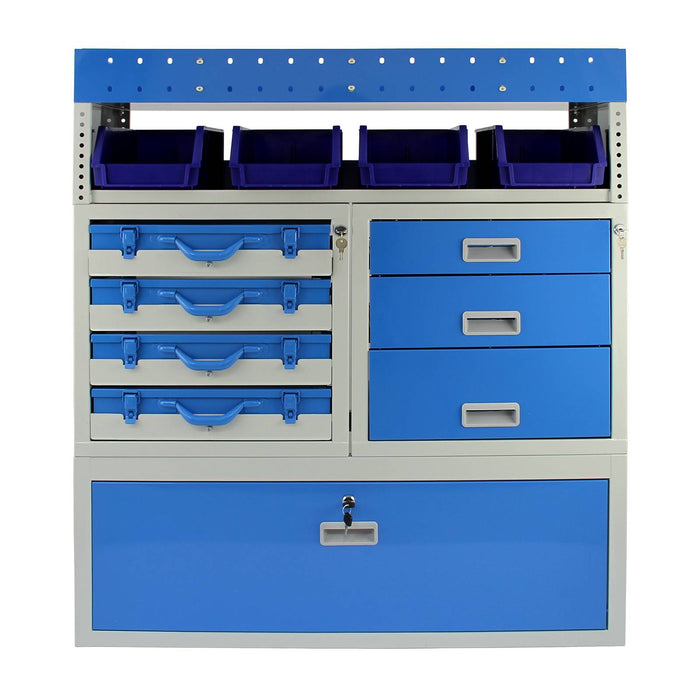 Complete Metal Van Racking & Drawer Storage System Unit