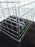 Zinc Plate Dump Bin Basket Square (42cm) - Filstorage