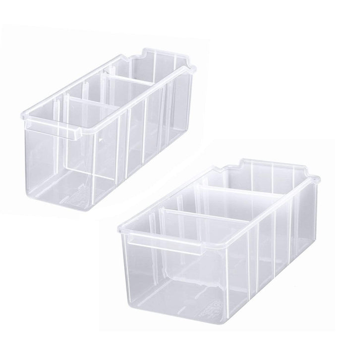 Clear Plastic Storage Box Organiser Under Sink Cupboard Wardrobe Container - Filstorage