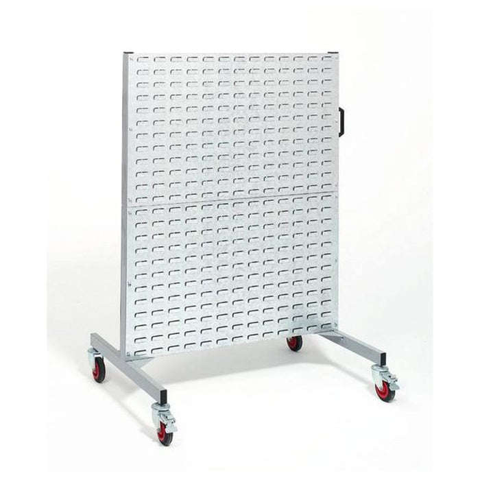 Mobile Double-Sided Louvre Panel Parts Storage Trolley - Filstorage