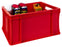 Coloured Euro Stacking Containers (4 Sizes) - Filstorage 20L (Pack of 5) 400 x 300 x 220mm / Red