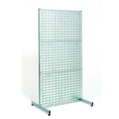 Single-Sided Louvre Panel Rack for use with Parts Bins