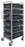 Euro Stacking Container Tray Trolleys - Filstorage Complete 6 Tier Trolley with 200mm high Euro Containers