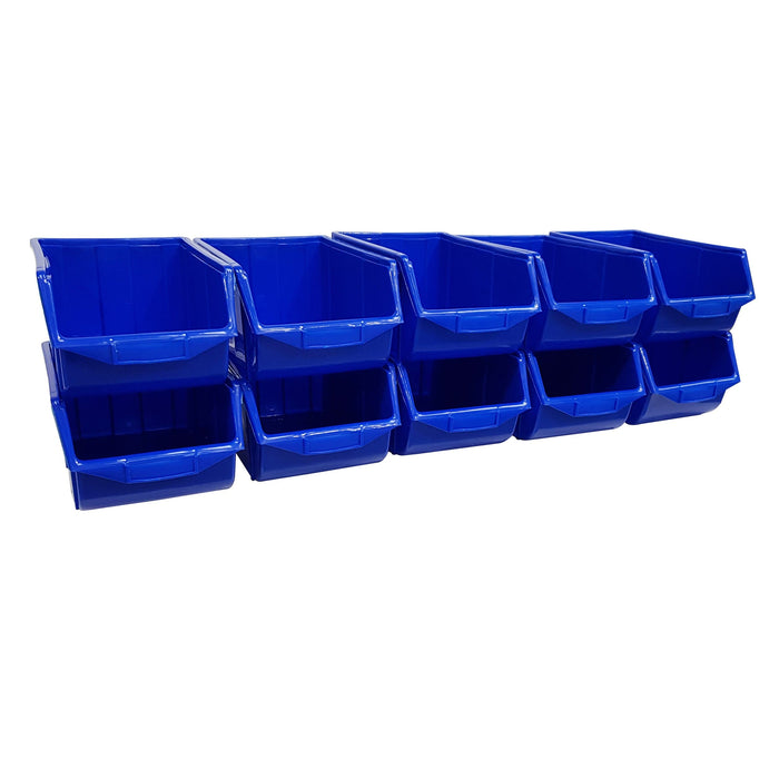 Pack of 10 x Stackable Storage Parts Bins (114) - Filstorage