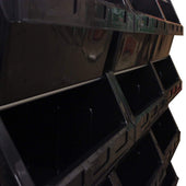 Black Container Pick Wall - 15 Supra Bins - Filstorage