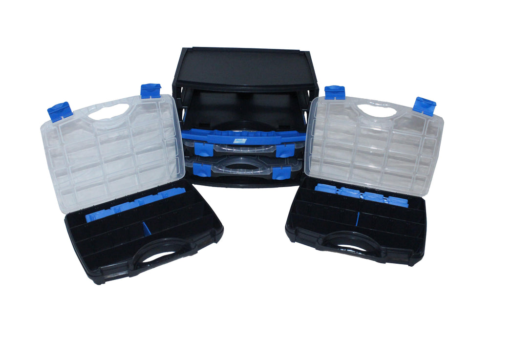 Travel Compartment Organiser (Set of 4 Organisers in Case with Carry Handle) - Filstorage