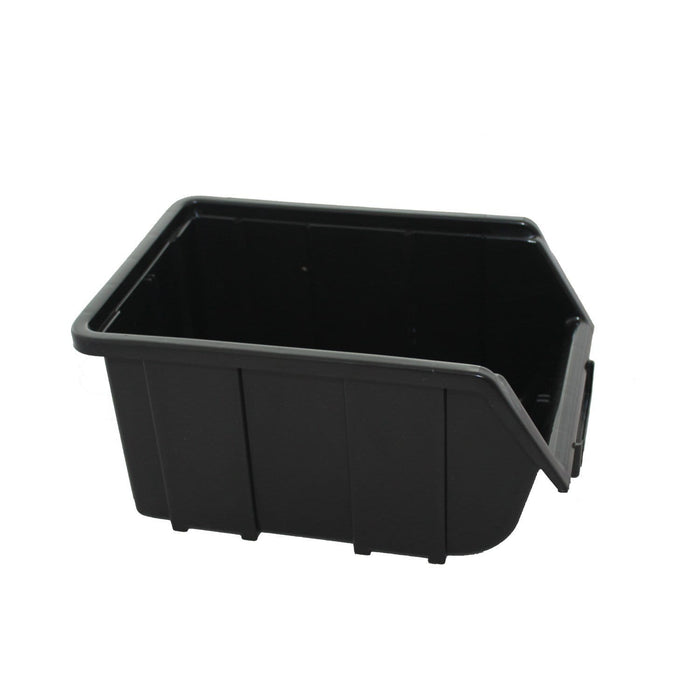 Black Recycled Plastic Parts Storage Bin FB2 - Filstorage