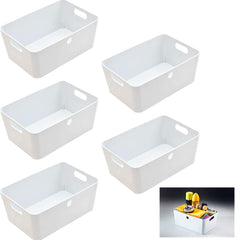 Type 2 Medium Plastic Storage Box Organiser Container (pack of 5)