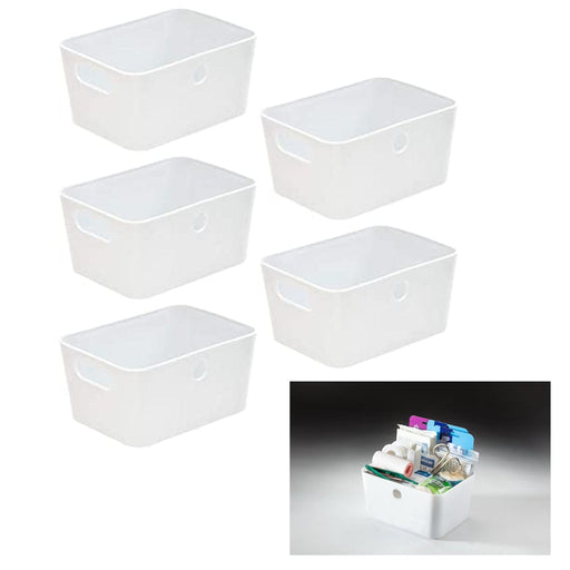 Type 1 Small Plastic Storage Box Organiser Container (pack of 5) - Filstorage