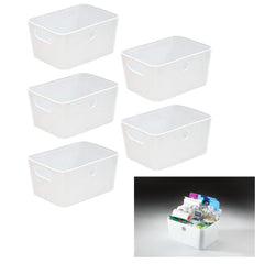 Type 1 Small Plastic Storage Box Organiser Container (pack of 5)