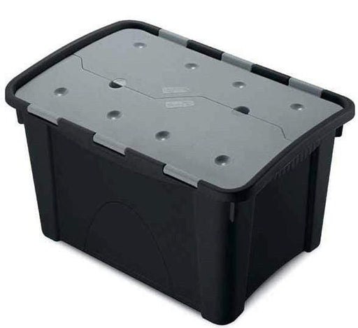 Medium Duty Attached Lid Storage Container Box (60 Litre) - Filstorage