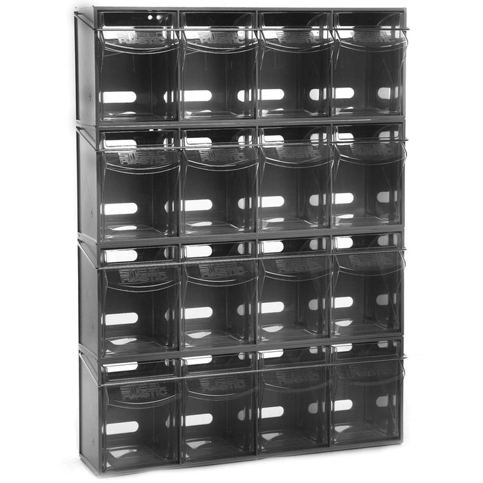 Complete Van Storage Tilt Bin Kit (16 compartments) - Filstorage