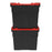 Loadhog Heavy Duty Plastic Storage Container with lid (Four Colours) - Filstorage