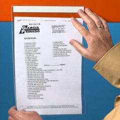 Clear Magnetic Document Pockets (Various Sizes)