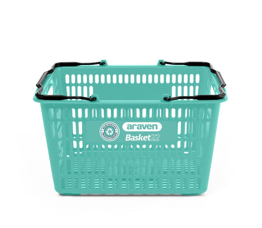 OCEANIS Plastic Shopping Basket 22L - 2 Handles (recycled ocean plastic) - Filstorage