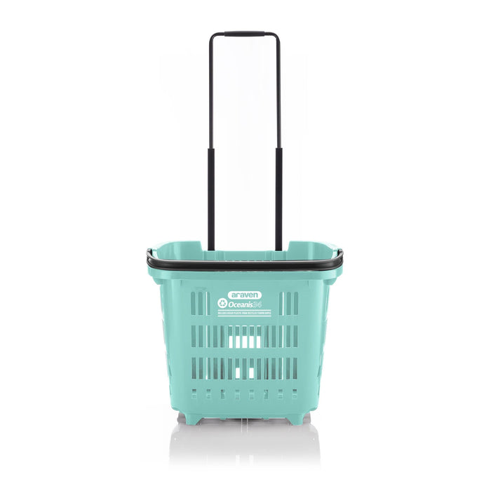 OCEANIS Plastic Shopping Trolley Basket 34L (recycled ocean plastic) - Filstorage