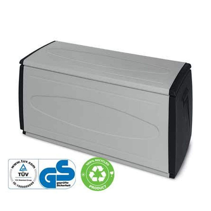 Recycled Plastic Garden Cushion / Garage Storage Box TIN120 - Filstorage