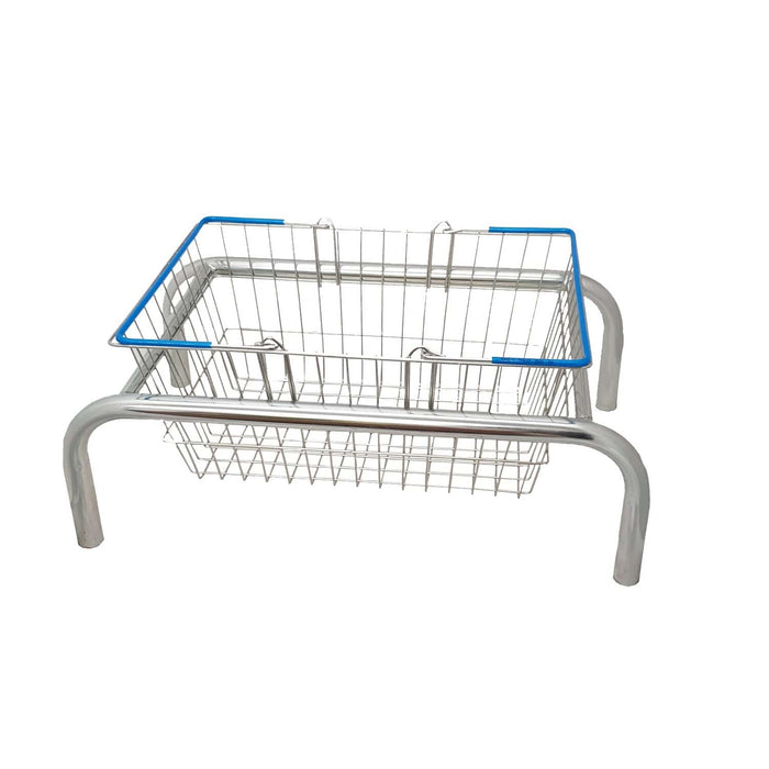 Wire Shopping Basket Plinth - Filstorage