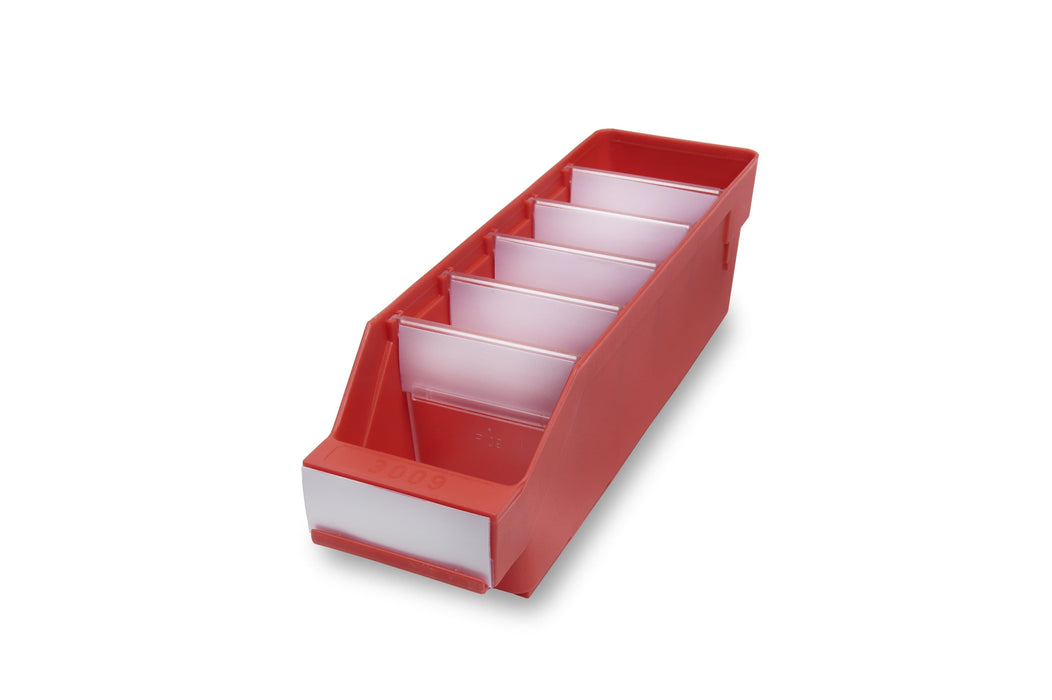 Offer: Shelf Bin 3009 Red (5 Pack) - Filstorage