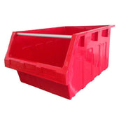 Large Stack & Nest Bin Supra 8 Stacking Storage Bin - RED - Filstorage RED SUPRA 8