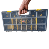 Large Organiser Case Carry Kit with Movable Dividers 49-16 - Filstorage