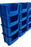 Blue Large Open Front Stacking Storage Pick Bin Containers - Filstorage