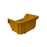 Yellow Stackable Plastic Storage Parts Bins (5 sizes)
