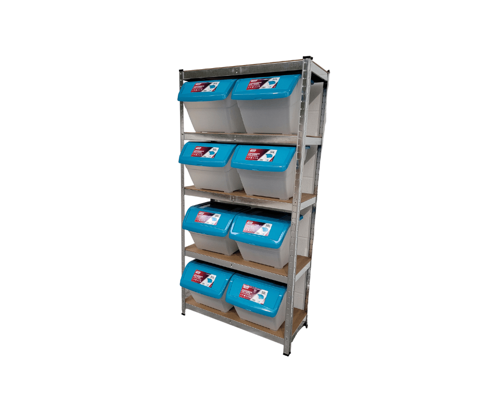 Shelving storage hot sale boxes