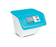 Deal: Express SILVER Shelving Unit with Open Front Hinged Storage Box Containers - Filstorage