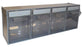 Van Storage Tilt Bin 4 Grey & Locking Bar - Filstorage