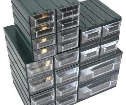 Vision Storage Block 19TR - 2 Drawer Compartment Organiser - Filstorage