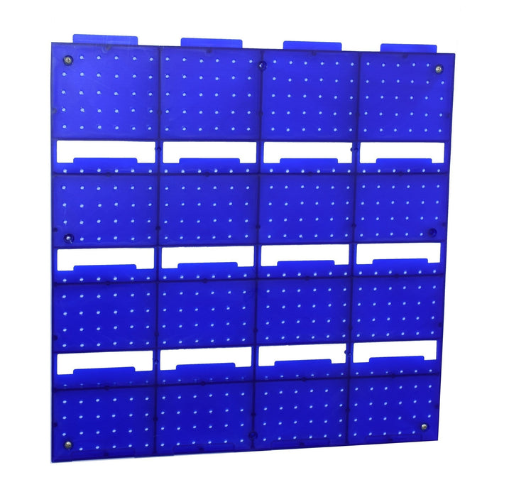 Wall Storage Kit 16 Plastic Parts Bins & Panel (VPB05) - Filstorage