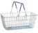 Wire Shopping Baskets Black Handles 21L (4 Colours) - Filstorage Blue