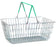 Wire Shopping Baskets Black Handles 21L (4 Colours) - Filstorage Green