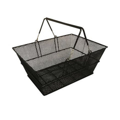 Luxury Black Wire Shopping Basket
